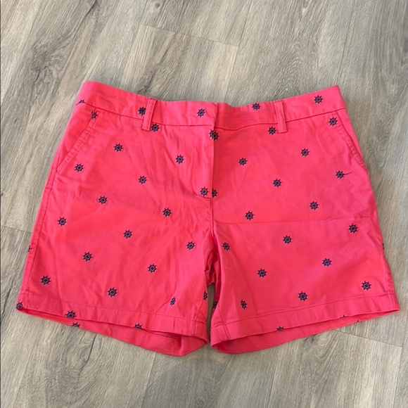 🏴 British Khaki Pink Bermudas Vibrant Summer Style size 12 - Picture 1 of 8